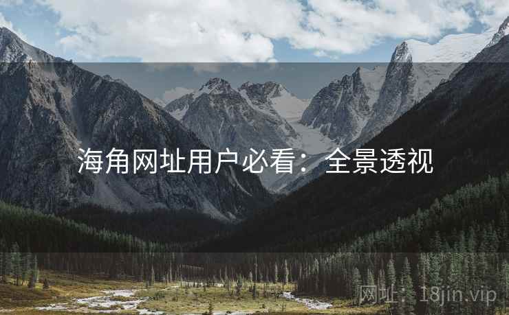 海角网址用户必看：全景透视