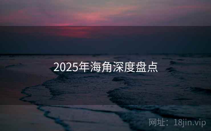 2025年海角深度盘点
