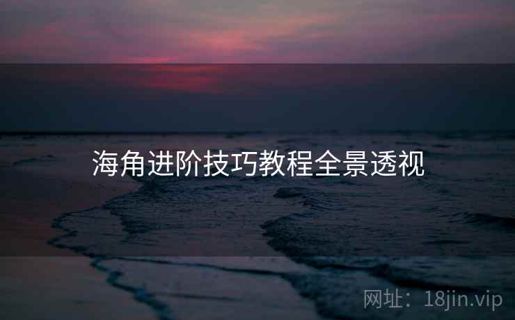 海角进阶技巧教程全景透视
