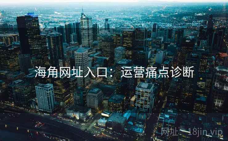 海角网址入口：运营痛点诊断